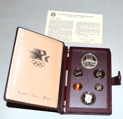 1984-S U.S. Prestige Proof Set Silver Dollar OLYMPICS With OGP - Image 1 of 2