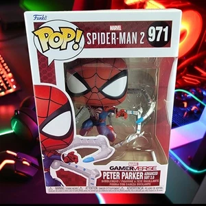 Peter Parker advanced suit 2.0 funko # 971 (nib) With Pop Protector  - Picture 1 of 7