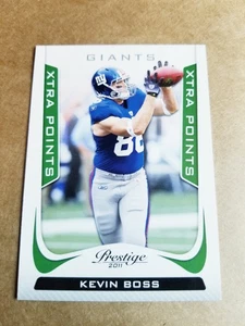 KEVIN BOSS 2011 PANINI PRESTIGE EXTRA POINTS GREEN #8/25 GIANTS #132 - Picture 1 of 2