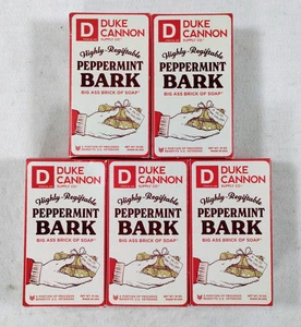 (5) Duke Cannon Supply Co. Mens Peppermint Bark Soap 10 oz Each Limited Scent - Picture 1 of 3