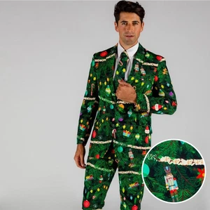 Tuta uomo Shinesty The Christmas Tree mimetica stampa albero di Natale - Foto 1 di 14