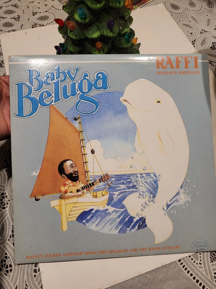 ORIGINAL Vtg 1980 RAFFI with KEN WHITELEY Album BABY BELUGA Vinyl RECORD - Image 1 of 4