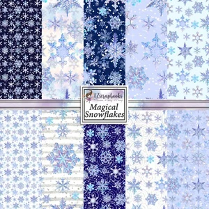 MAGICAL SNOWFLAKES - Paper Pack - Picture 1 of 3