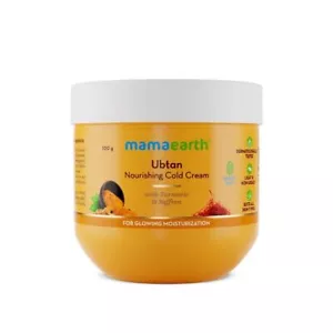 Mamaearth Ubtan Nourishing Cold Cream for Winter with Turmeric & Saffron 100gm - Picture 1 of 7