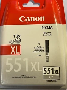 Canon CLI-551GY original Tintenpatrone Grey für Pixma iP7250, MG6450 u. a. - Bild 1 von 1