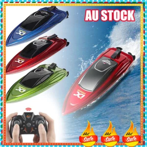 Mini RC Boats High Speed Racing Boat Dual Motors 2.4G Remote Control Ship AU - Picture 1 of 21