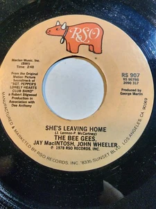 Robin Gibb 45 Oh! Darling / Bee Gees - She's Leaving Home  45RPM VG F197 - Picture 1 of 1