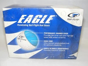 Top Flight Golf Balls Eagle Sealed Pack Of 24 Balls 8 Sleeves 3 Balls New - Picture 1 of 6
