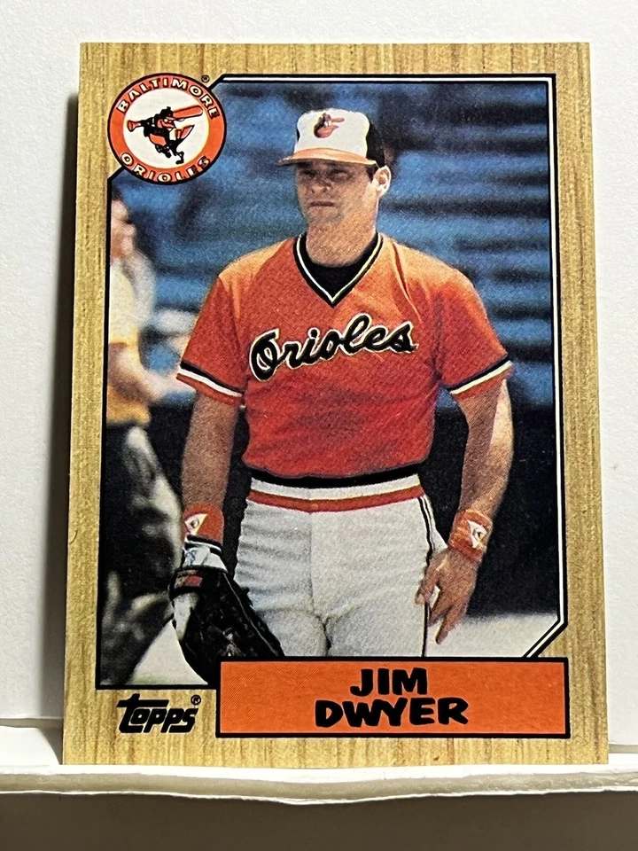 1987 TOPPS JIM DWYER BALTIMORE ORIOLES #246 - Image 1 of 2