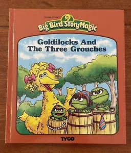 Vintage Goldilocks And The Three Grouches Big Bird Story Magic 1987 Tyco - Picture 1 of 2