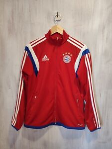 FC Bayern Munich 2014 2015 training Size S soccer football Adidas sweater jacket