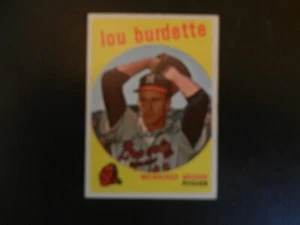 1959 VINTAGE TOPPS *LOU BURDETTE of the MILWAUKEE BRAVES* #440 - Picture 1 of 2