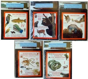 FAUNA DEL PAÍS VASCO - 5 TOMOS COMPLETA - ETOR-OSTOA 2008 - NUEVOS A ESTRENAR - Imagen 1 de 6