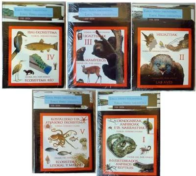 FAUNA DEL PAÍS VASCO - 5 TOMOS COMPLETA - ETOR-OSTOA 2008 - NUEVOS A ESTRENAR  - Imagen 1 de 4
