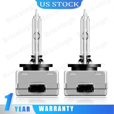 2PCS NEW OEM D1S 6000K 66140 66144 85410 85415 HID XENON HEADLIGHT BULBS SET - Image 1 of 4