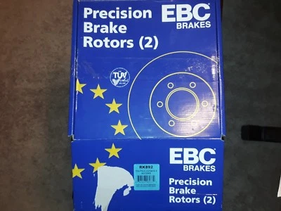 NOS Rear brake rotor set EBC RK892 Fits 2001-05 Mercedes-Benz C320 (W203) - Image 1 of 2