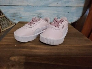 Pink Puma Toddler Shoes Size 4 - Picture 1 of 4