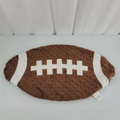 Manta Bebé Fútbol Creations of Grace Marrón Minky Dot Hobby Lobby Seguridad Foto 1 de 3