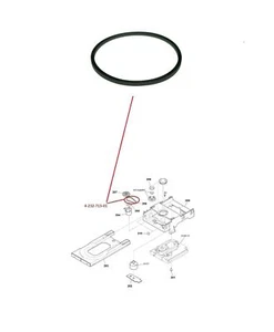 Mechanism Deck Section Square Rubber (LD) Connector Belt For Sony Disc Player - Picture 1 of 1