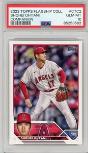 Shohei Ohtani 2023 Topps Flagship Collection Oversized Companion #CTC2 PSA 10 - Foto 1 di 2