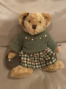 Russ Vintage Collection Lady Shelby Bär Handtasche Gingham-Rock im Ruhestand 16 Zoll Plüsch - Bild 1 von 8