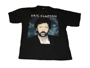 Top Tee ERIC CLAPTON Vintage 1988 Single Stitch Graphic T-Shirt Mens Large - Picture 1 of 6