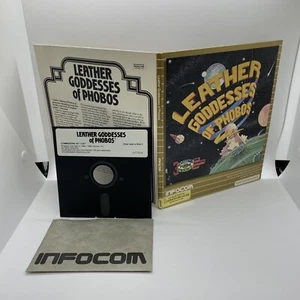 Leather Goddesses of Phobos - Infocom - Commodore 64 - Slim Box with Disk only - Picture 1 of 8