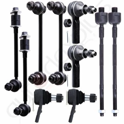 Nuevo kit de suspensión de 10 piezas extremo de varilla de amarre unión de bola inferior para Infiniti QX4 4x4 Nissan Foto 1 de 4