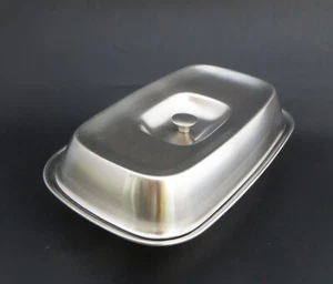 Robert Welch Old Hall Stainless Steel Butter Dish - Mid Century Modern MCM - Picture 1 of 10
