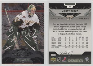 2007-08 Upper Deck Black Diamond Marty Turco #96