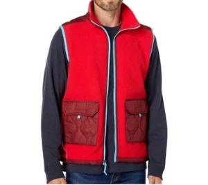 The North Face Royal Arch Fleece Weste NEU Größe L Herren rot/blau Colorblock $ 149 - Bild 1 von 16