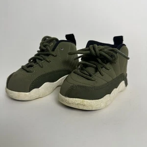 Air Jordan 12 Toddler Size 5C TD Olive Green Chris Paul Class 2003 XII - Picture 1 of 6