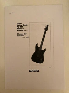 Copia manual de guitarra sintetizado Casio PG-380 en A4 - Imagen 1 de 4