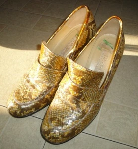D'Rossana Couture Damenschuhe Größe 5,5 Medium goldfarben/gelb - Bild 1 von 6