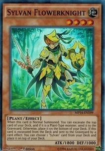 Sylvan FlowerKnight Mp14 X 1 Mint 1st YUGIOH SUPER HOLO - Imagen 1 de 1
