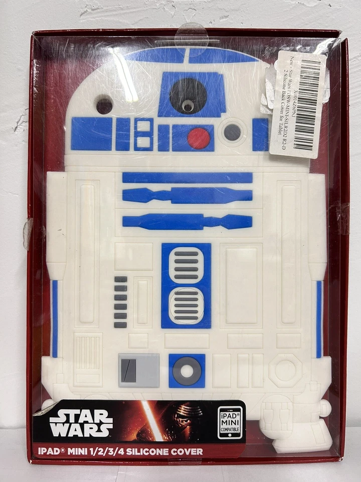 Star Wars R2D2 iPad Mini Cover Silicone Back Case Protector Kids 1/2/3/4/5 - Image 1 of 2