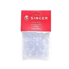 Singer Sewing Machine Pack of 12 Branded Plastic Bobbins