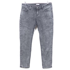 ROXY Röhrenjeans Jeans Hose Skinny Schwarz Grau Biker Washed Gr. 30 