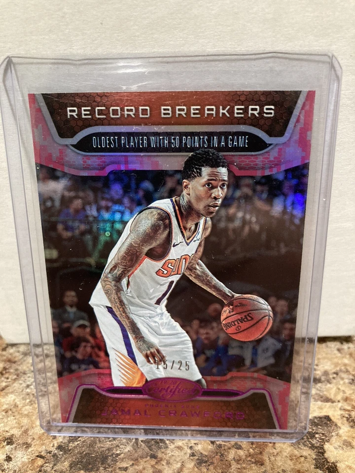 2019-20 Certified Record Breakers Mirror Camo 15/25 Jamal Crawford Suns - Image 1 of 2