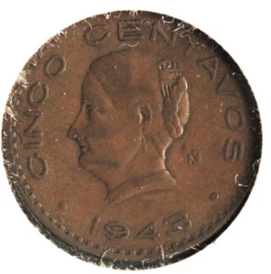 México 1943 5 centavos (244) - Imagen 1 de 2
