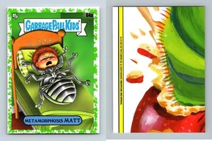 Metamorphosis Matt #64a Garbage Pail Kids Bookworms 2022 Green Parallel Sticker - Picture 1 of 1