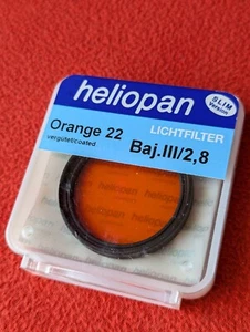 ORANGE FILTER HELIOPAN / BAY III ROLLEIFLEX 2.8F / good condition - Picture 1 of 4