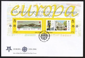 Isle of Man 2007 FDC 50th Anniversary of the First Europa Stamps - Picture 1 of 1