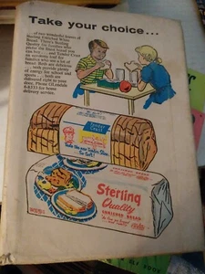 Vintage Sterling Bread Book Cover On 1949 Textbook "More Friends & Neighbors" - Bild 1 von 4