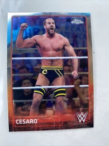 2015 Topps Chrome WWE Refractors #14 Cesaro - NM-MT - Picture 1 of 2