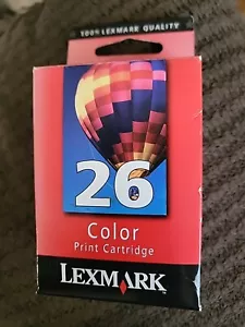 Lexmark 26 Color Ink Inkjet Printer Cartridges New OEM Genuine - Picture 1 of 1