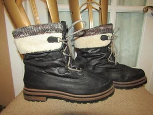 Maurices Willow Sweater Top Lace Up Heeled Winter Boots Women's size 11 M - Picture 1 of 12