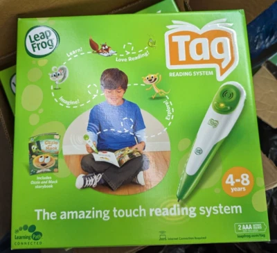 Nuevo en caja Sistema de lectura de etiquetas Leap Frog Pluma Ozzie and Mack Libro de cuentos y dispositivo portátil Foto 1 de 3