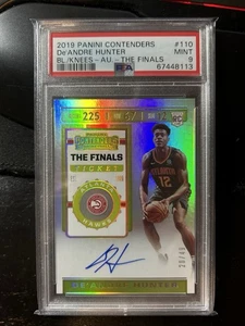 2019-20 Contenders The Finals Ticket #/49 De'Andre Hunter Auto RC PSA 9 At - Picture 1 of 1