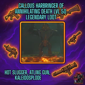 Borderlands 4 Callous HOAD Legendary Gear, Hot Slugger! (PC, Xbox, PSN) - Picture 1 of 6